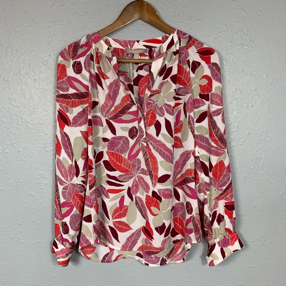 Banana Republic Tops - BANANA REPUBLIC Floral Long Sleeve Top Size XS